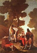 Francisco de Goya The Maja and the Masked Men Sweden oil painting artist